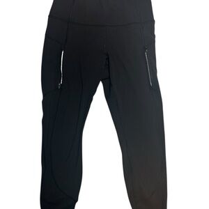 Athleta Ranier BlackHigh rise Performance leggings Athleisure Activewear M